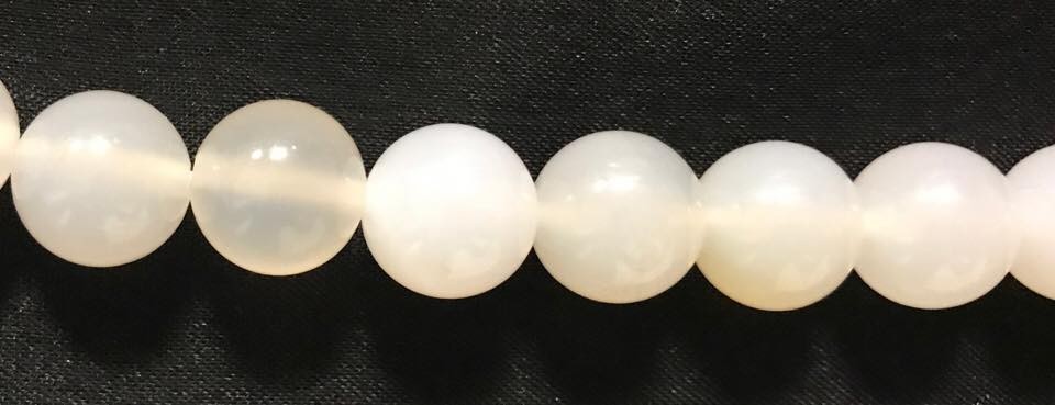 Ágata Blanca bola 8 mm