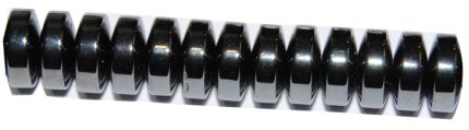 Hematite rondel 4 mm.