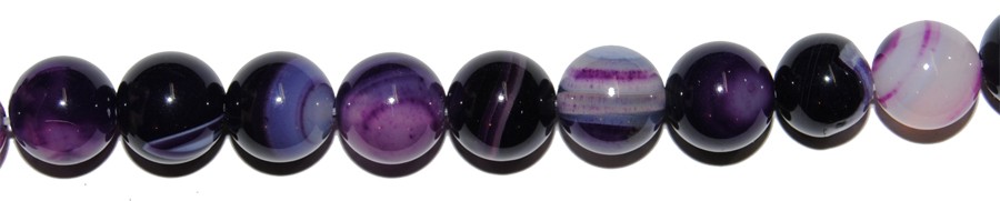 ps-1014-1014 Ágata violeta veteada bola 10 mm. - Imagen 1