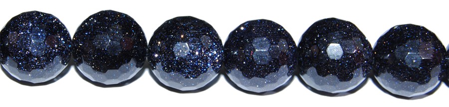 ps-1037-1037 Aventurina Azul bola facetada 6 mm - Imagen 1