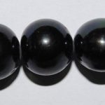 Perla oscura esférica 11 mm.(Alta calidad)