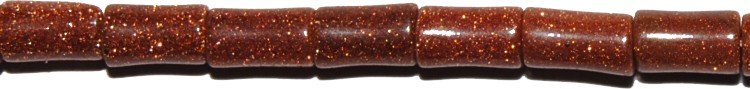 ps-1178-1178 Aventurina Dorada tubo 3*6 mm. - Imagen 1