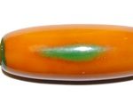 Ágata Amarilla-Naranja oliva 40*15 mm.