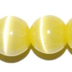 Ojo de Gato amarillo bola 8 mm.
