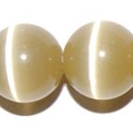 Ojo de Gato marrón bola 8 mm.