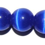Ojo de Gato azul oscuro bola 8 mm.