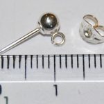 Dormilona 4 mm con Gancho y Presión (5 pares)