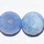 Ágata Fuego azul (2) bola facetada 12 mm.