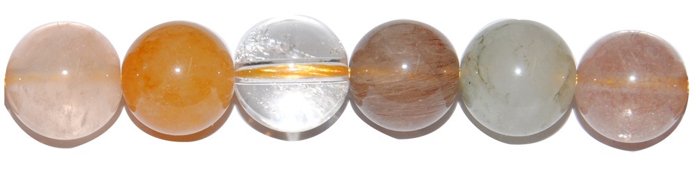 ps-1239-1239 cuarzo multicolor bola rutilada 14 mm. - Imagen 1