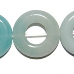 Amazonita donut 14 mm.