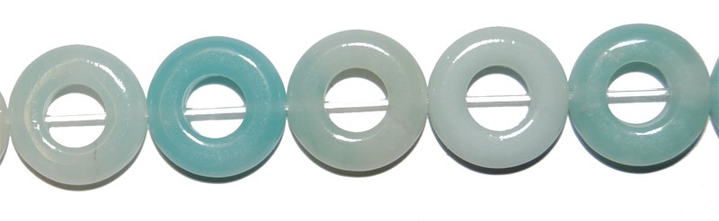 ps-1248-1248 Amazonita donut 14 mm. - Imagen 1