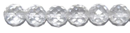 Cristal de Roca bola facetada 4 mm.