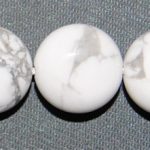 Howlite disco 12 mm.