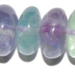 Fluorita rondel 5*10 mm.
