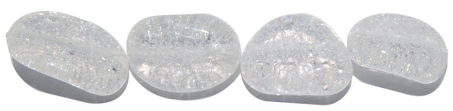 ps-130-130 Cristal de Roca nugget "cracked" 12*16 mm. - Imagen 1