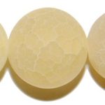 Ágata Amarilla envejecida bola 10 mm.