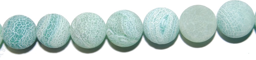 ps-1306-1306 Ágata Verde envejecida bola 10 mm. - Imagen 1