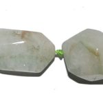 Cuarzo Hematoide Verde nugget facetado 15*20 mm.(Alta calidad)