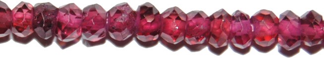 ps-1382-1382 Granate rondel facetado 2,5 mm.(Alta calidad) - Imagen 1