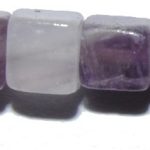 Amatista cubo 6 mm.