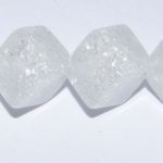 Cristal de Roca dado "cracked" 8 mm.