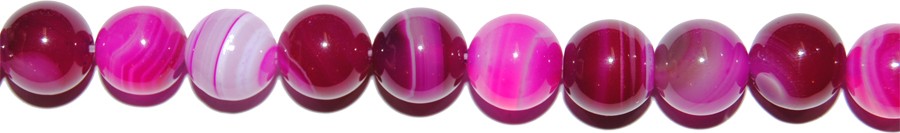 ps-1514-1514 Ágata fucsia veteada bola 12 mm. - Imagen 1