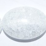 Cristal de Roca oval "cracked" 18*24 mm.