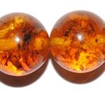 Ámbar bola 8 mm.