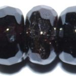 Granate rondel facetado 8*5 mm.