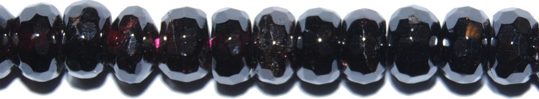 ps-1641-1641 Granate rondel facetado 8*5 mm. - Imagen 1