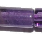 Amatista tubo 4*10 mm.