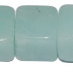 Amazonita cubo 8 mm.