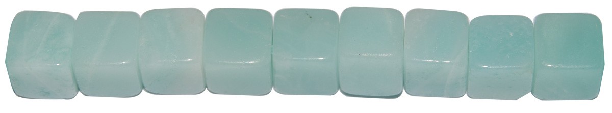 ps-166-166 Amazonita cubo 8 mm. - Imagen 1