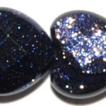 Aventurina Azul corazón facetado 12 mm