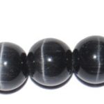 Ojo de Gato Negro bola 8 mm.