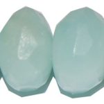 Amazonita abacus facetado 6*10 mm.
