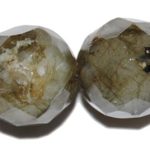 Labradorita bola facetada 4 mm.(Alta Calidad)