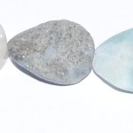 Amazonita Impura oval "twisted" 15*20 mm