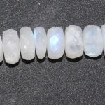 Piedra de Luna rondel facetado 7*5 mm
