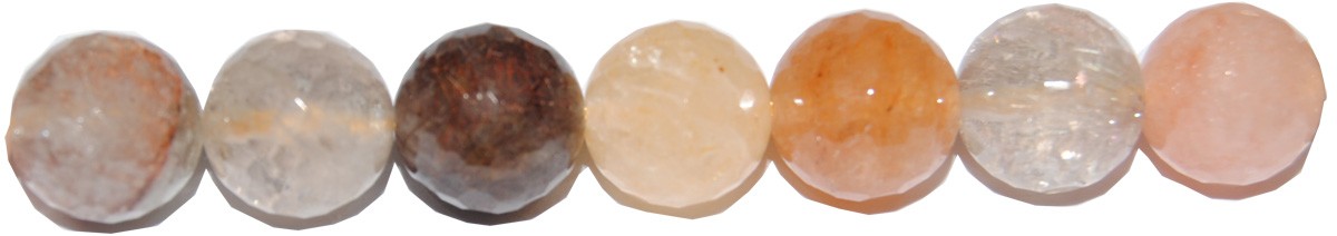 ps-187-187 Cuarz. mult. rut. bola facetada 4 mm. - Imagen 1