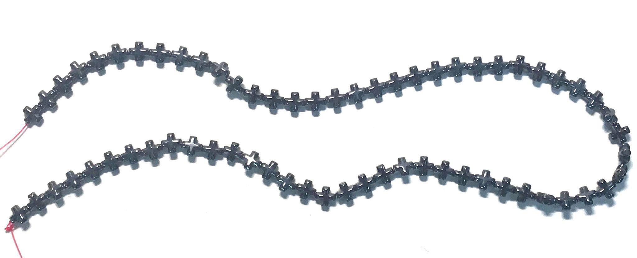 ps-1891-1891 Hematite cruz 6 mm. - Imagen 1