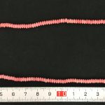 Coral Bambú Rosa rondel 2 mm