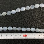 Calcedonia oval facetado 6*10 mm.