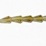 Turmalina Cromada lágrima facetada 5*4 mm.