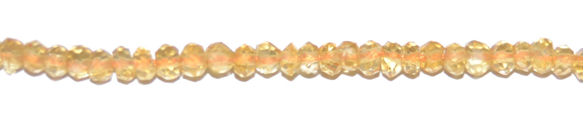 ps-2049-2049 Citrino rondel facetado 3 mm - Imagen 1