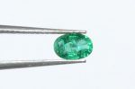 Esmeralda Oval Facetado 6*4 mm ( Alta Calidad)