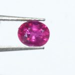 Rubí Oval Facetado 6*5 mm ( Alta Calidad)