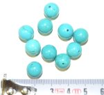 Turquesa Natural 1/2 Taladro 10 mm(10 UDS.)
