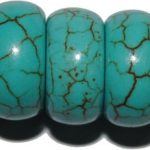 Turquesa(Magnes) rondel 6*10 mm.