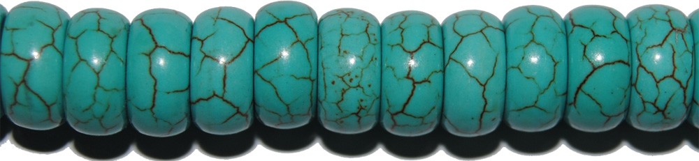 ps-235-235 Turquesa(Magnes) rondel 6*10 mm. - Imagen 1
